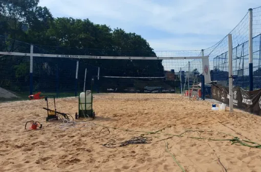 Descontaminação de Quadra de Areia - Rio de Janeiro 